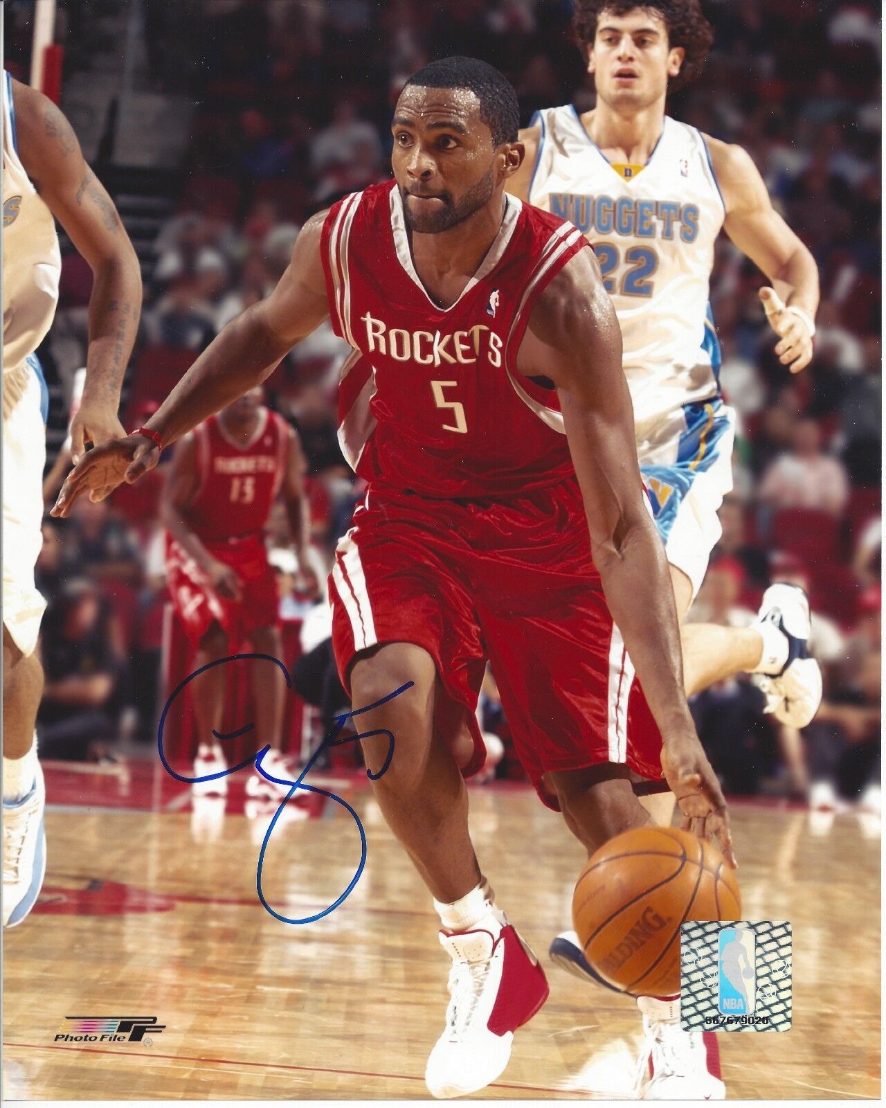 Cuttino Mobley Autographed 8x10 Houston RocketsA237