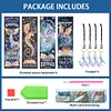 4Pcs DIY Book Dinosaur Special Shape Diamond Painting Bookmark