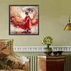 (US Only)Paint By Numbers Kit On Canvas DIY Oil Art Girl Picture Home Wall Decor40x40cm