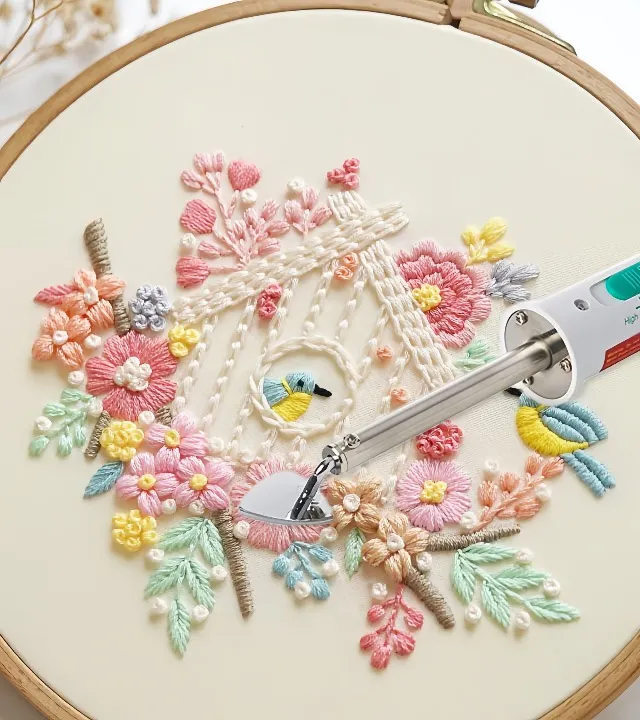 Essential tools for sewing and embroidery