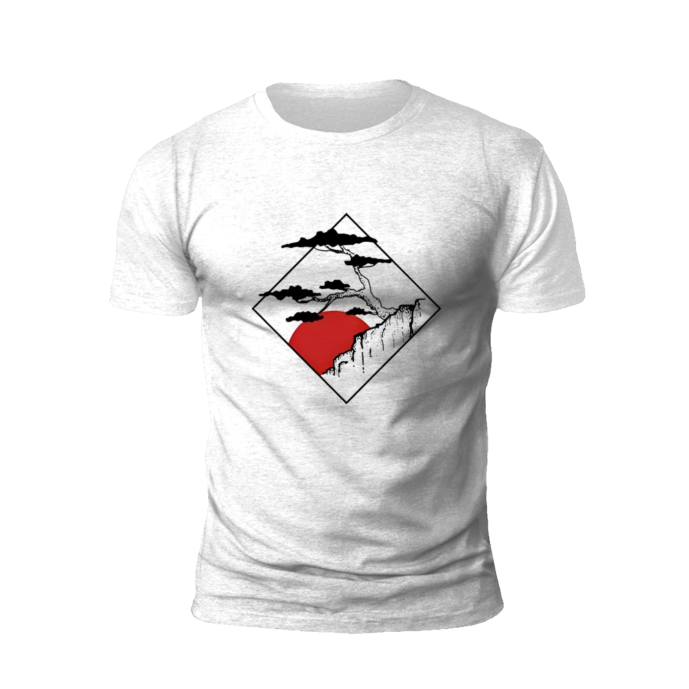 Mountain Majesty: Diamond Landscape T-Shirt