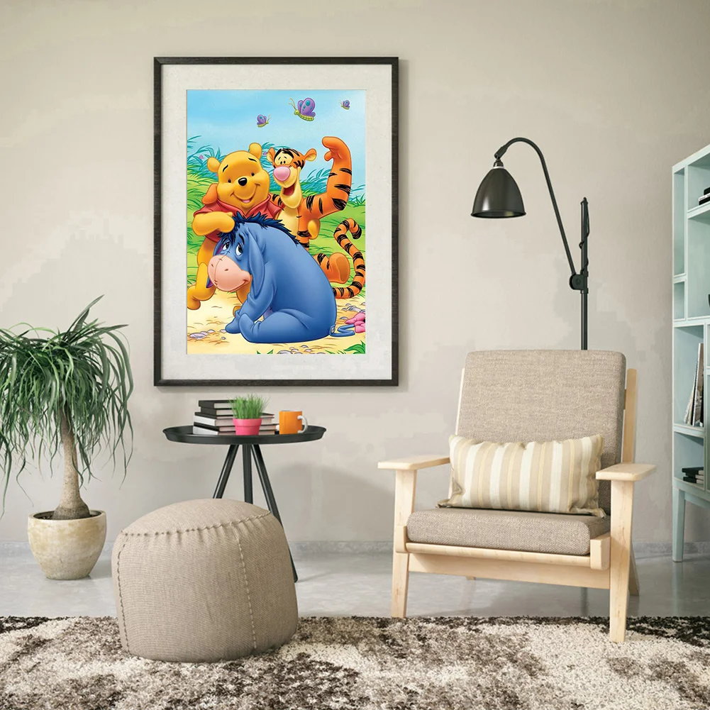 Diamond Painting - Full Round Drill - Winnie the Pooh(30*40cm)