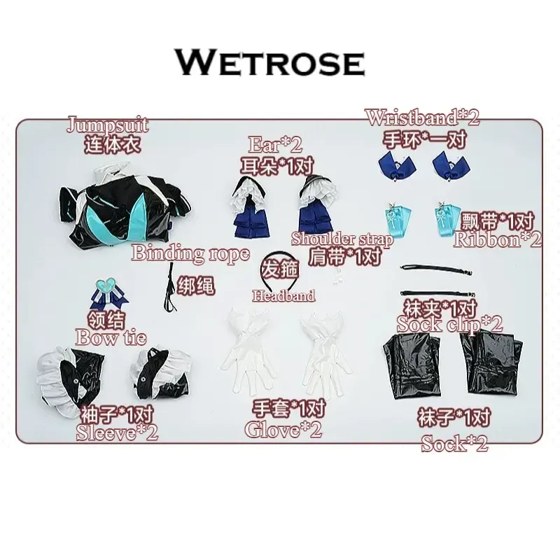 [Wetrose] Pre-Order Azur Lane Cheshire Dress Game Outfit Cosplay Costume 