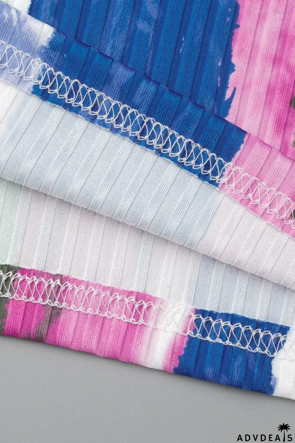 Purple Sexy Striped Print Patchwork Spaghetti Strap Sling Dress Dresses