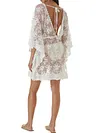 Crochet See-Through Cover-Ups Tops