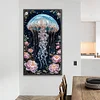 (40*70cm)DIY Full Round Drill Diamond Painting-Jellyfish
