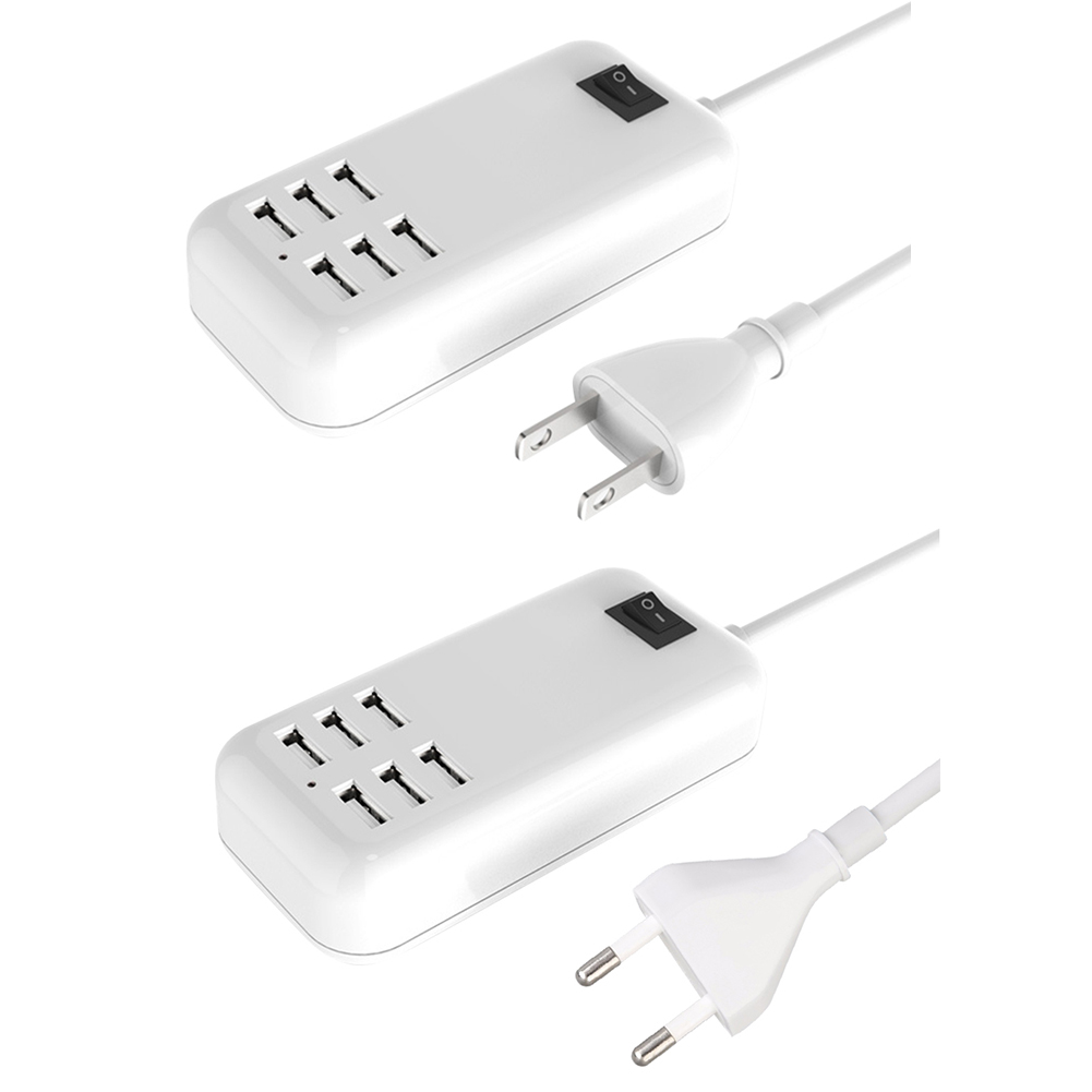 

Universal 20W 6 Port USB Mobile Phone Tablet Charger for iPhone Android, Us, 501 Original