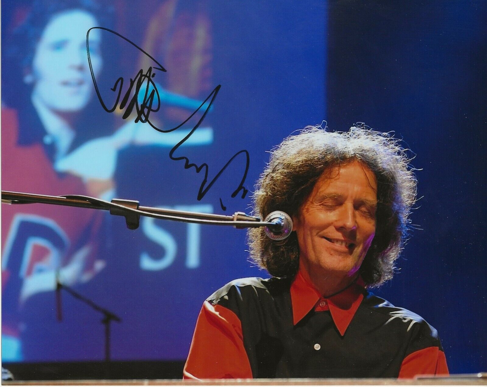 Gilbert O'Sullivan music authentic hand signed autograph signature Photo Poster painting AFTAL