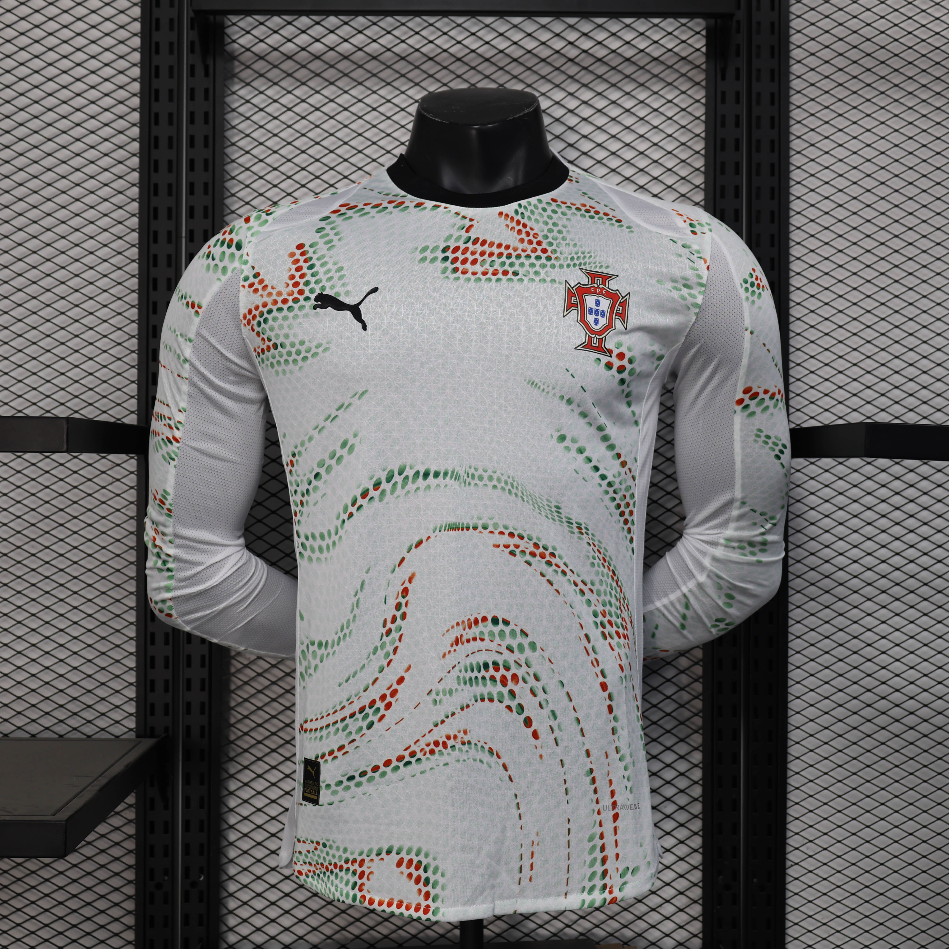 2025-2026 Long Sleeve Player Version Portugal Away Football Shirt 1:1 Thai Quality- Maxi Kit