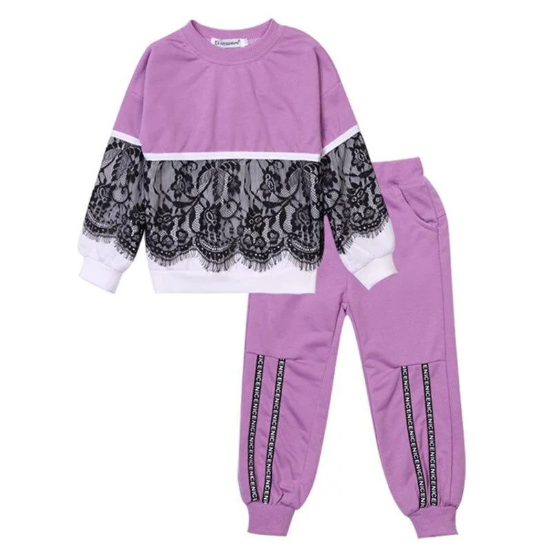 Toddler Gril Clothing Sets Auutmn Winter Girls Outfit Clothes Kids Suit Tracksuit For Children Infant Top+Pants 3 4 5 6 7 Years