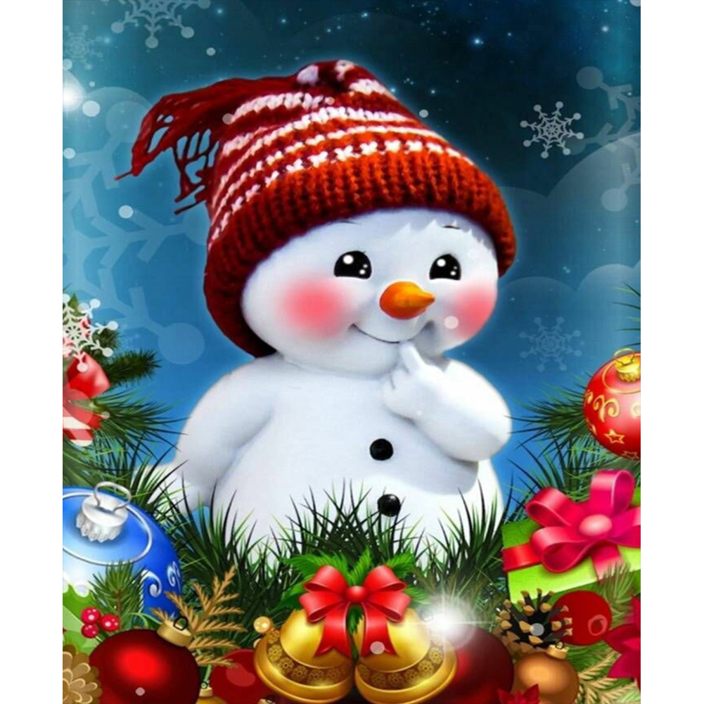 

Snowman - Round Drill Diamond Painting - 50*60CM (Big Size), 501 Original