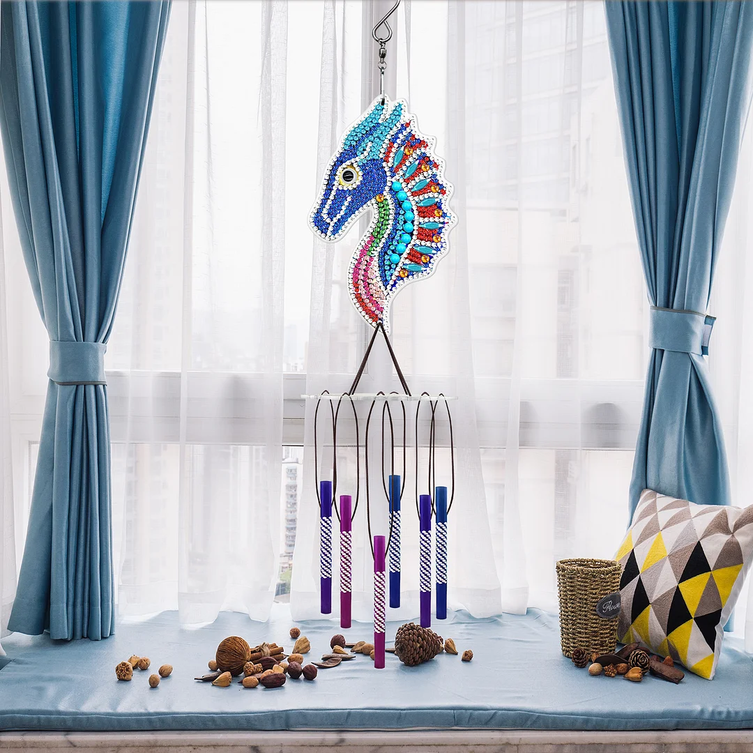 DIY Diamond Animal Wind Chime Pendant