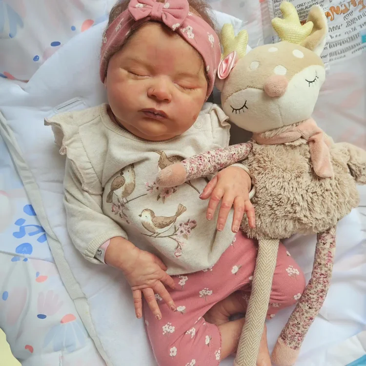  20" Cute Realistic Handmade Sleeping Girl Reborn Baby Doll Daitara,Play with Children - Reborndollsshop®-Reborndollsshop®