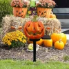Lampe de sol en forme de citrouille/cr&acirc;ne pour Halloween
