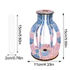 Diamond Painting Wood Blue Pink Flower Vase Ornaments for Home Office Decor