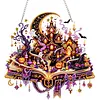Acrylic Special Shape Halloween Hummingbird DIY Diamond Painting Hanging Pendant Kit