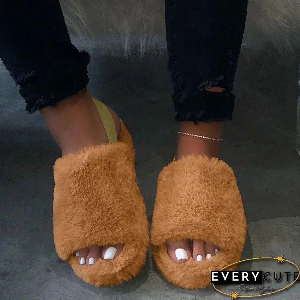 Women Casual Comfy Open Toe Slip On Flat Sandals