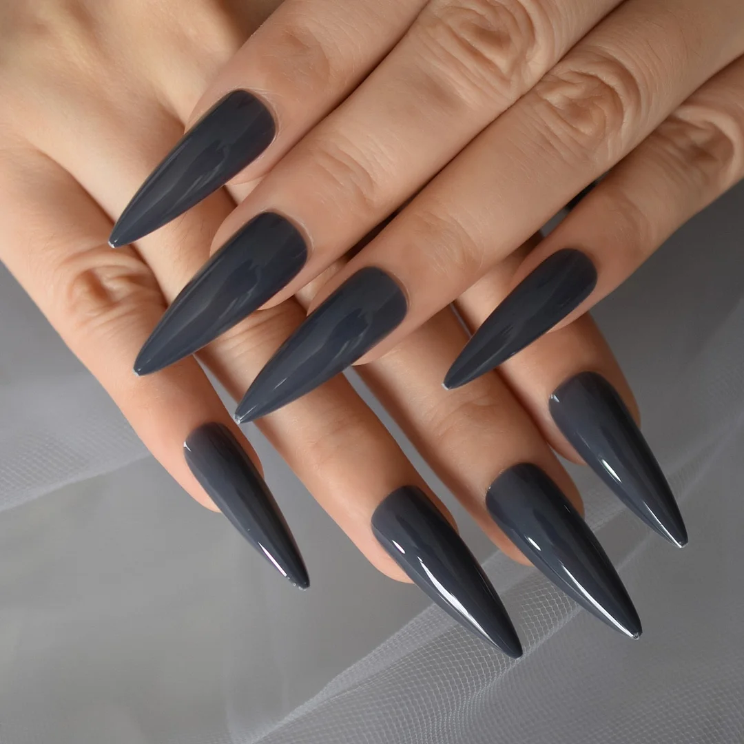 Nail Designs Nail Extension Long Press On Nail Supplies xxl Full Cover Nails Extra Long Sharp Nail Fake Nails Tips Coffin Decor-Nail Inspo