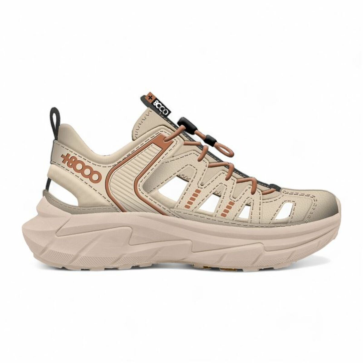 Women's sandals +8000 Tukin Brown