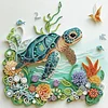Diamond Painting-DIY Crystal Rhinestone Sea Turtles