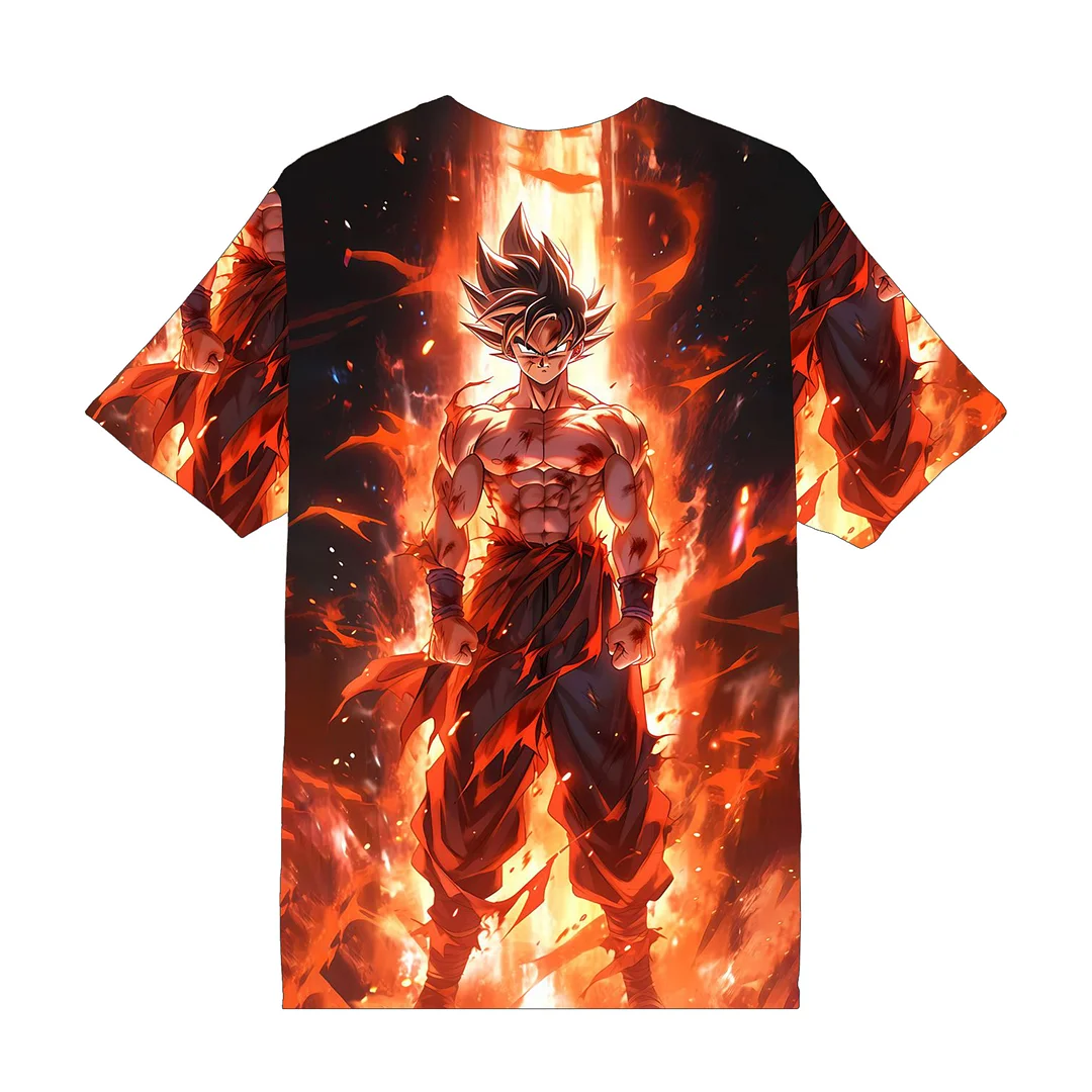 Dragon Ball Sun Goku Anime Printed Men's T-Shirt