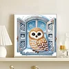 Diamond Painting-DIY Crystal Rhinestone Christmas Owl