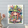 (US Only)Diamond Painting - Full Round Drill - Girl (Canvas|40*50cm)