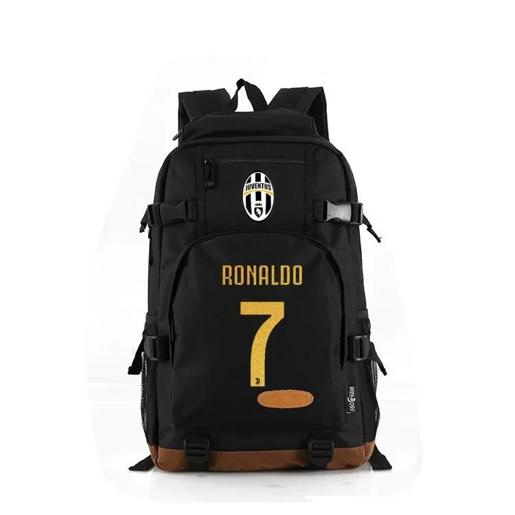 Mayoulove Football CR7 Ronaldo#7 School Bookbag Travel Backpack Bags-Mayoulove