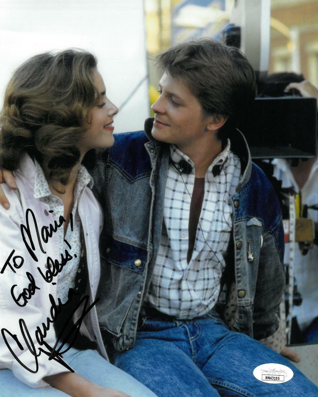 Claudia Wells Signed BTTF Authentic Autographed 8x10 Photo Poster painting JSA #MM43195