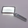 Handheld Loupe 10LED Lights Folding Pocket Magnifier 4X 650mAh for Reading Books