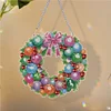 DIY Special Shaped Drills Diamond Painting Flower Wreath Kit