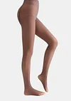 Semisheer Warm Plush Lined Elastic Tights Leggings