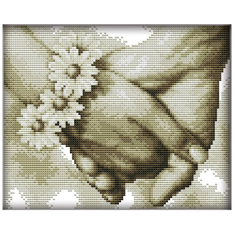 In 14CT Printed Cross Stitch Kits (27*21CM) fgoby