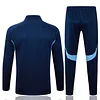 25/26 Arsenal Royal Blue long zipper Training Jacket Set