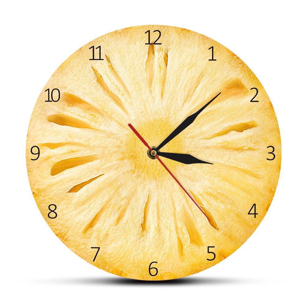 

Fruit Slice Pineapple - Frameless Acrylic Wall Clock, 501 Original