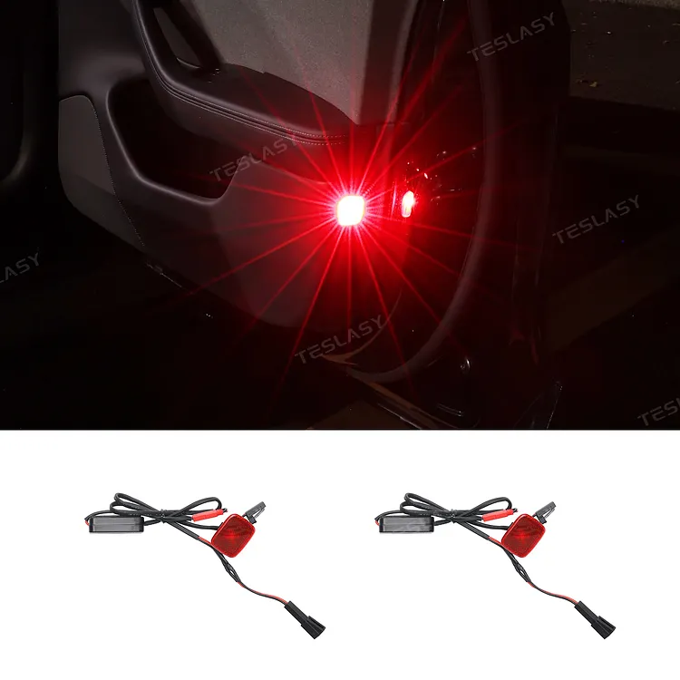 Model 3/Y/Juniper/3 Highland LED Door Warning Lights High Visibility Safety Flashing Lights