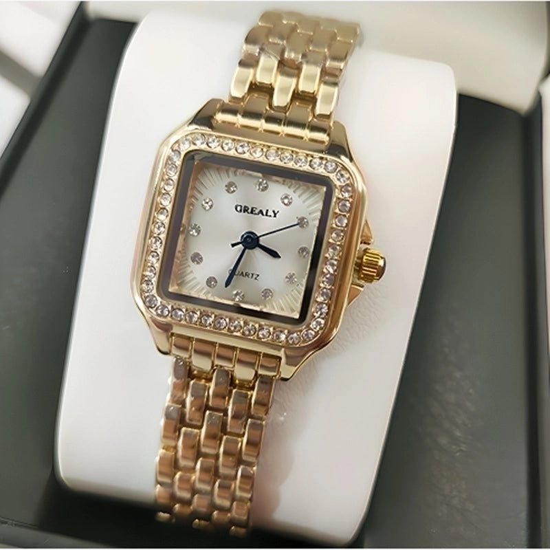 Casual Solid Color Single Folding Buckle Quartz Women’s Watches