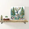 Christmas Elk - Diamond Painting - Full Round Drill (Canvas|30*30cm)