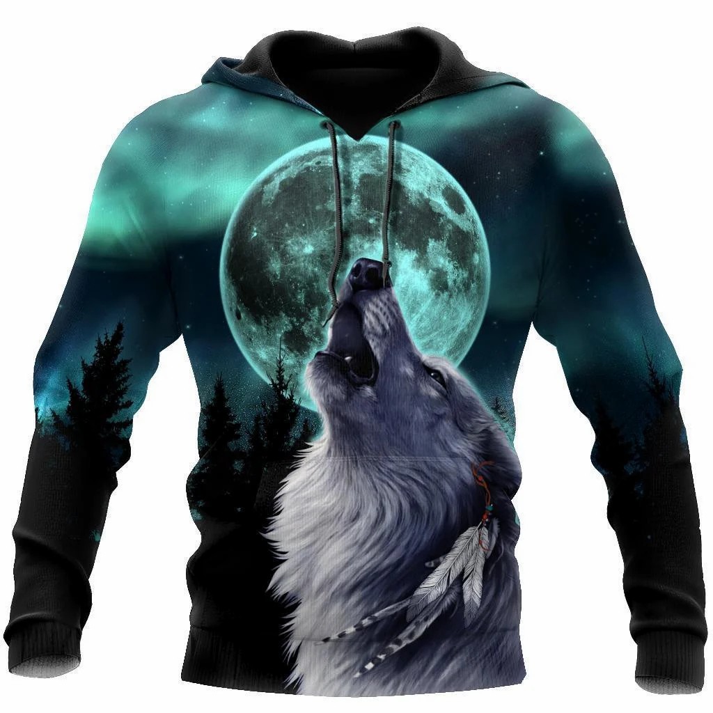 Destinybetclub New Graphic Lion Men's Fashion 3D Print Hoodie Streetwear Hoodies Long Sleeve Hooded Print Front Pocket Spring Hoodie Sweatshirt
