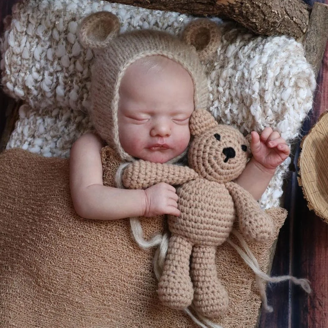12" Look Real Newborn Sleeping Baby Doll Boy Named Seb with Cloth, Best Gift for Children -Creativegiftss® - [product_tag] RSAJ-Creativegiftss®