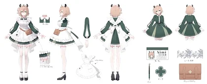 [Deposit Poll] Wetrose Nimi Nightmare Maid Outift Cosplay Costume
