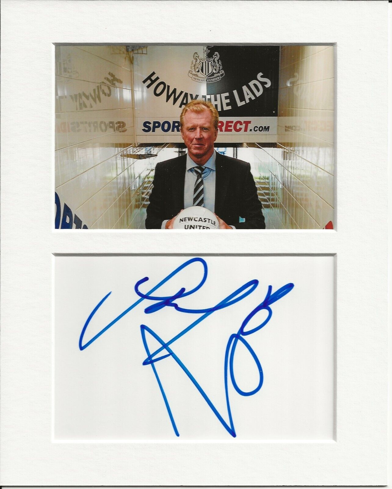 Steve McClaren newcastle genuine authentic autograph signature and Photo Poster painting AFTAL