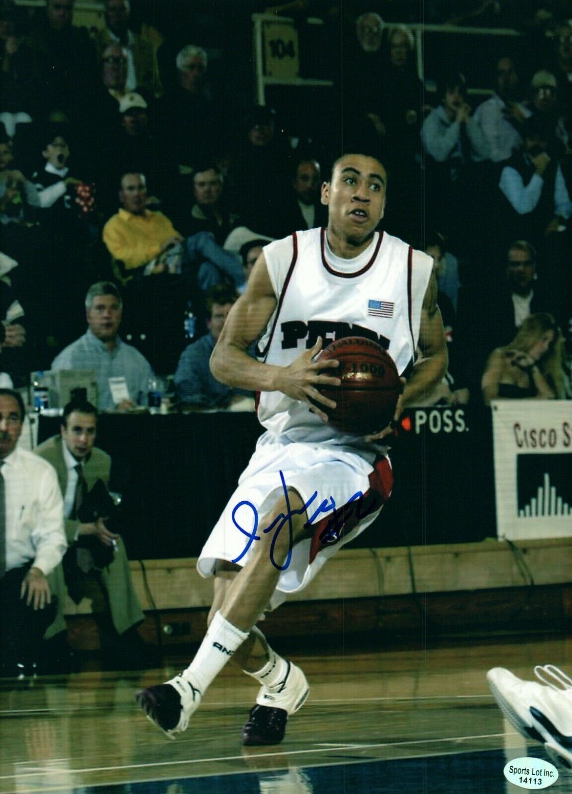 Ibrahim Jaaber NCAA College Pennsylvania Hand Signed Autograph 8x10 Photo Poster painting