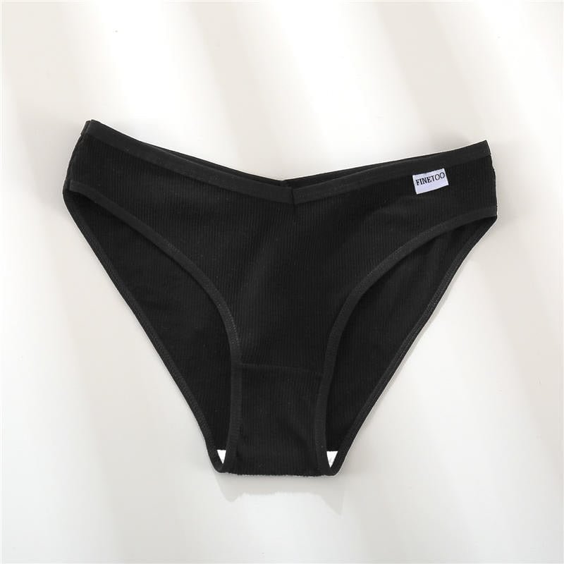 M-4XL Women Cotton Panties Sexy Underwear For Woman Briefs Female Underpants Intimates Lingerie 6 Solid Color Cotton Pantys Plus