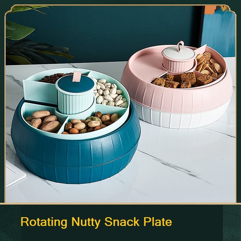 Rotating Nutty Snack Plate