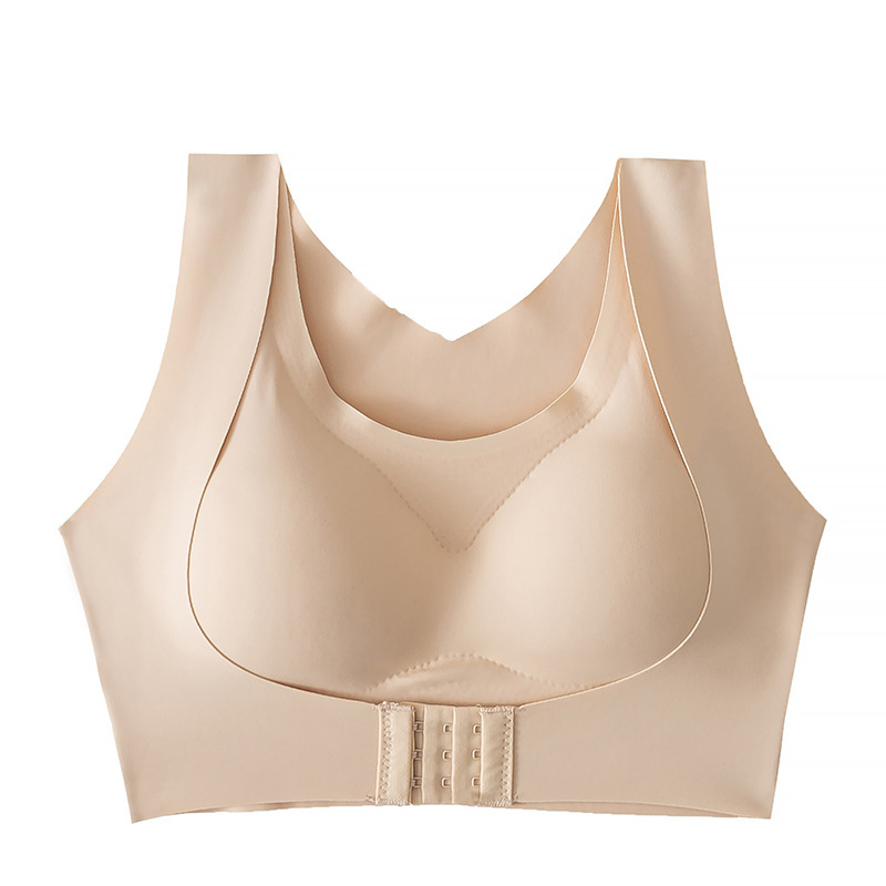 Seamless Front Buckle Support Bra