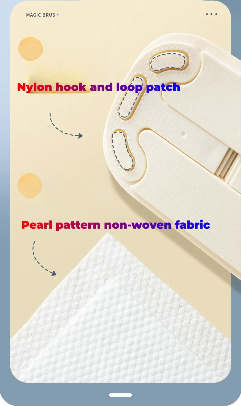 Magic wipe replaceable disposable kitchen grease-removing scouring pad bathroom lazy cleaning artifact rag