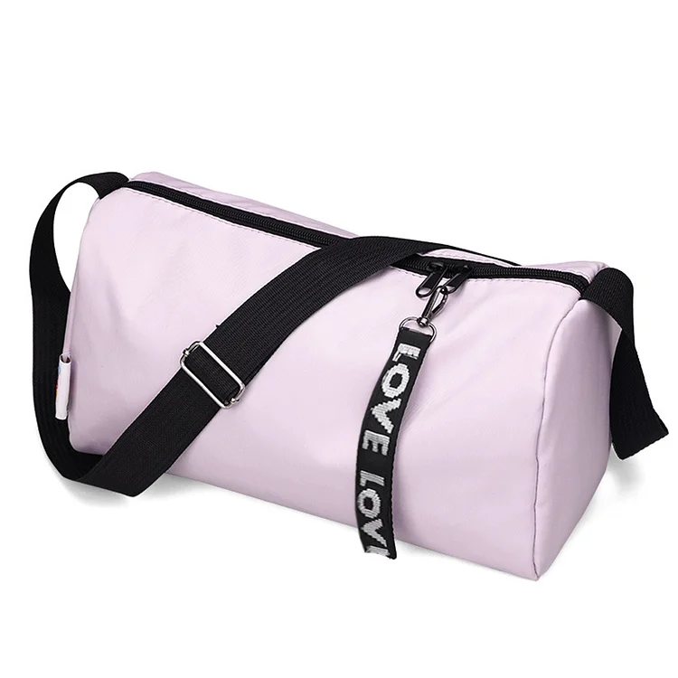 Multifunctional Duffel Bag Gym Bag Hand Luggage Bag for Women Men (Purple)