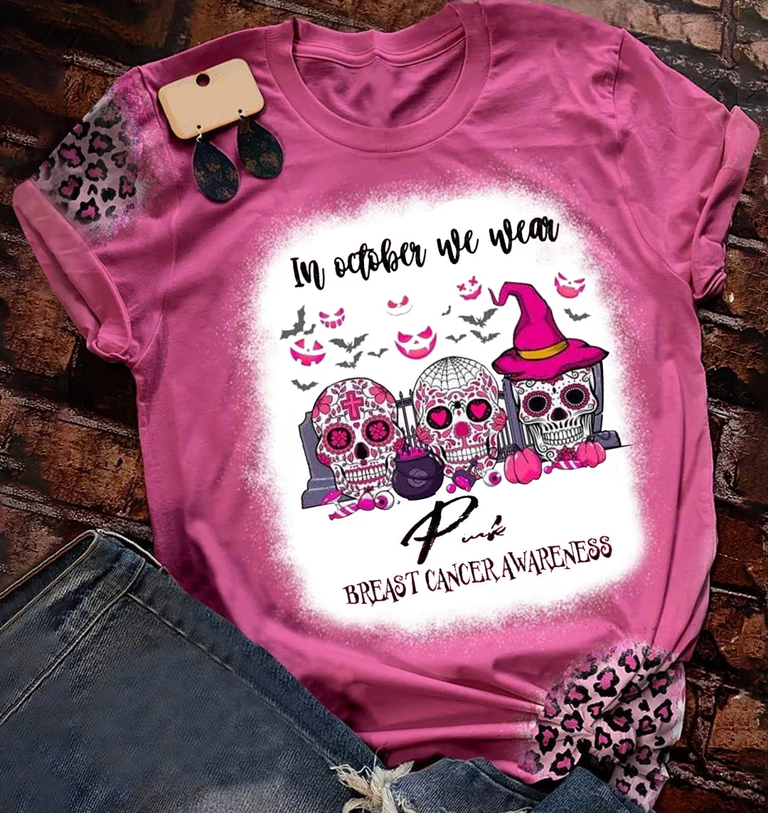Print Knit T-Shirt Women's Top