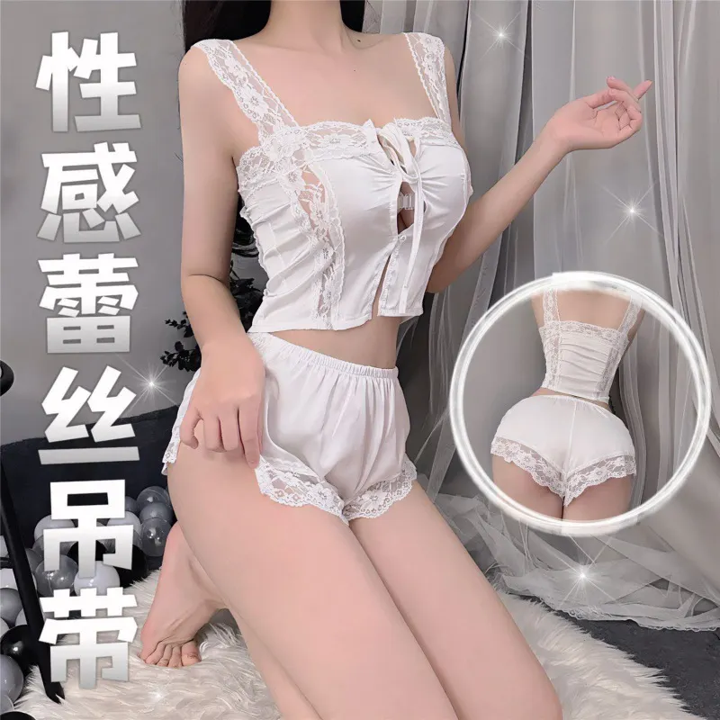 Churchf Sexy Lingerie Sexy Pyjamas Tempt Pure Lust Style Retro Hot Uniform Set 8410